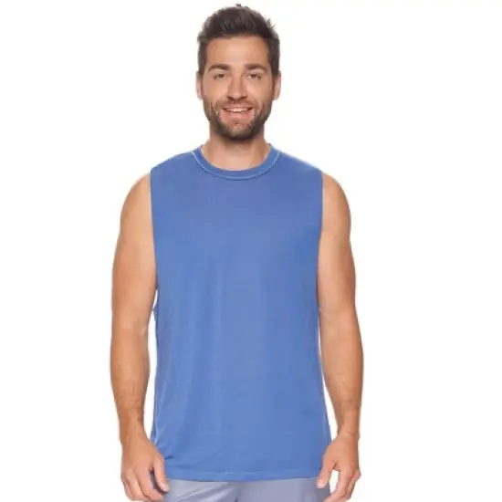 Expert Brand USA-Made Men's Siro&trade; Raw Edge Sleeveless Shirt image {6}