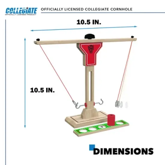 NCAA North Carolina State Wolfpack Tabletop Ring Swing Battle image {3}