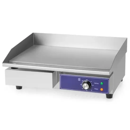 Costway 22'' Commercial Electric Griddle 110V 2000W Flat Top Countertop Grill 122℉-572℉ image {9}