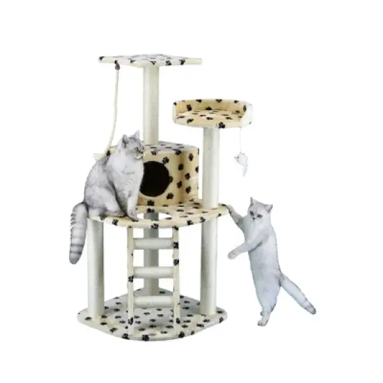 Go Pet Club 48" Classic Cat Tree Condo with Sisal Covered Posts F08 image {7}