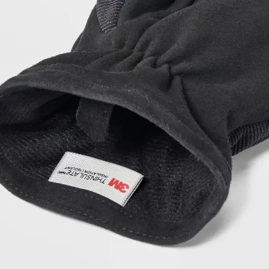 Men's Hybrid Touch Gloves - Goodfellow & Co&trade; Black image {2}