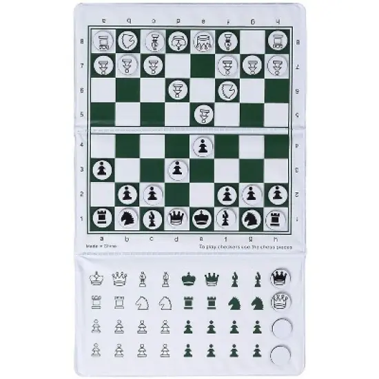 WE Games Magnetic Travel Chess Set Trifold image {1}