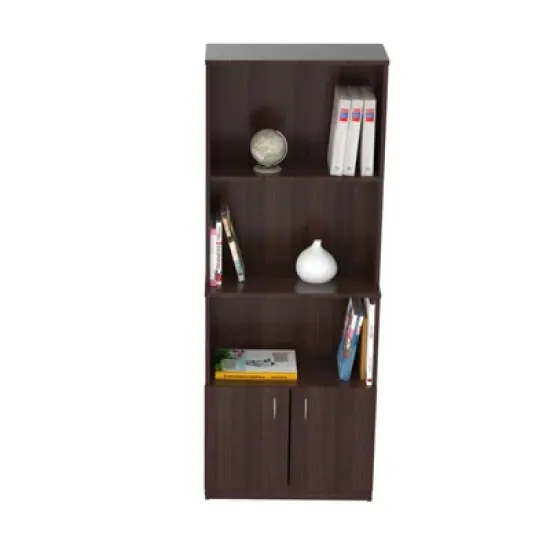 63" Bookcase Espresso - Inval image {3}