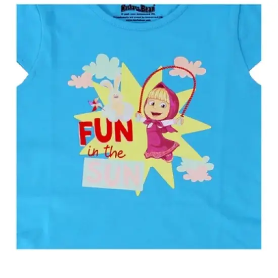 Masha and The Bear Short Sleeve Fun in the Sun Dress - Toddler image {1}