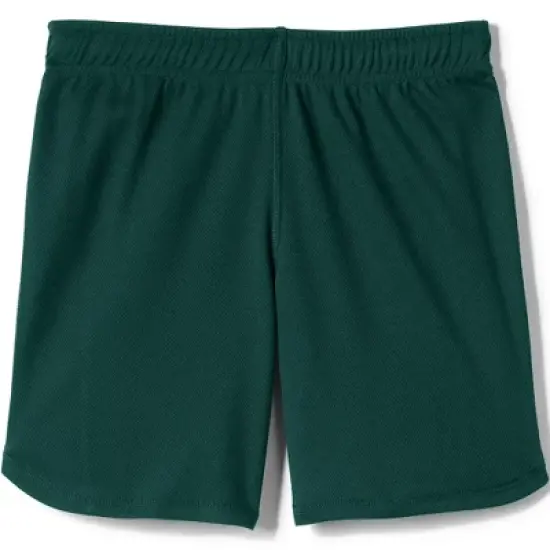 Lands' End School Uniform Girls Mesh Gym Shorts image {8}