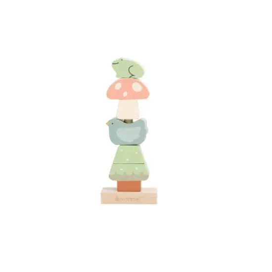 Pearhead Woodland Wooden Stacking Toy - 6pc image {7}