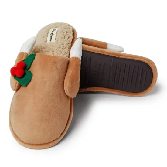 Dearfoams Men's Carson Holiday Turkey Scuff Slipper image {2}