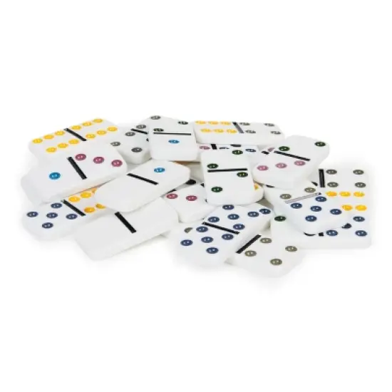 Cardinal Game Gallery Double 12 Color Dot Dominoes image {6}