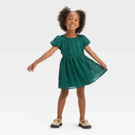 Toddler Girls' Casual Dress - Cat & Jack&trade; Green image {2}