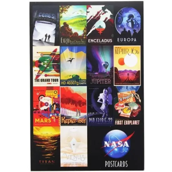 Nerd Block NASA Postcards Pack 14 Count image {1}