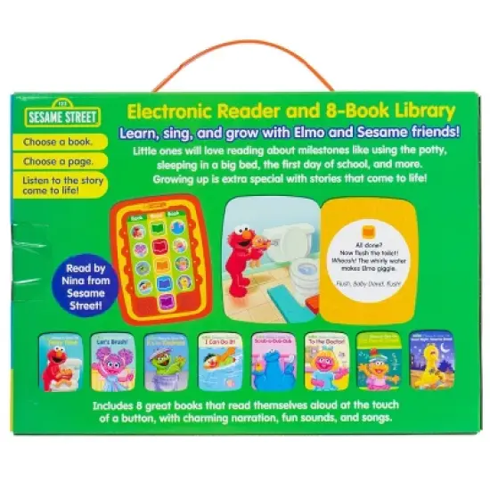 Pi Kids Sesame Street Sesame Stories to Grow On Electronic Me Reader Jr. 8-Book Library Boxed Set image {6}