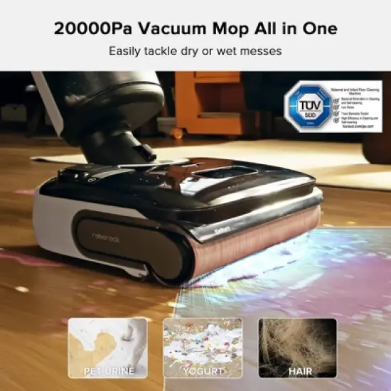 Roborock F25 Cordless Wet Dry Vacuum Cleaner, Floor Washer, Self-Cleaning & Drying System, 60 Min Run Time, Zero-Tangle & Streak-Free image {2}