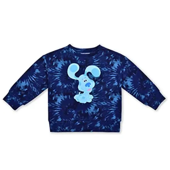 Nickelodeon Boy's 2-Pack Blue's Clues & You! Tie Dye Graphic Pullover Sweatshirt and Jogger Pants Set for toddler image {3}
