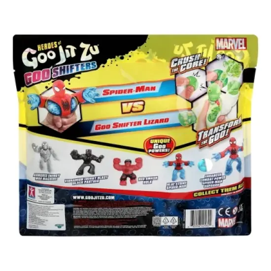 Heroes of Goo Jit Zu Marvel Spider-Man vs The Lizard Goo Shifter Hero Pack image {5}