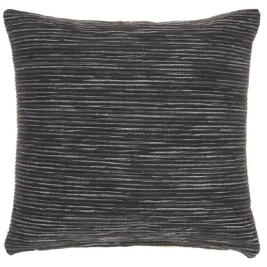 18"x18" Life Styles Textured Lines Square Throw Pillow - Mina Victory image {5}