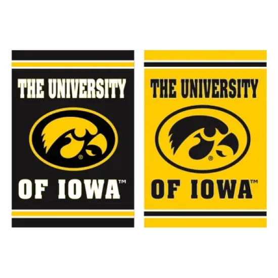 Embossed Suede Flag, House Size, University of Iowa image {1}