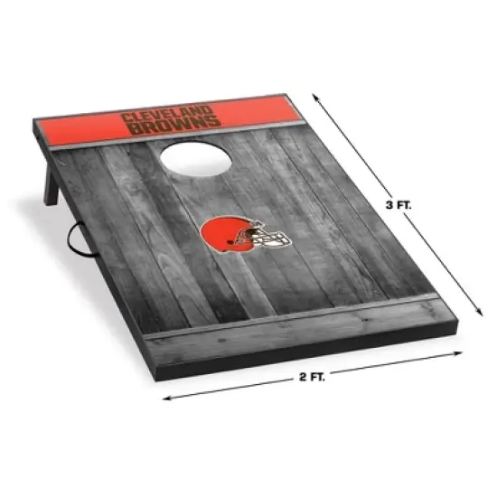 NFL Cleveland Browns 2'x3' Cornhole Board - Gray image {1}