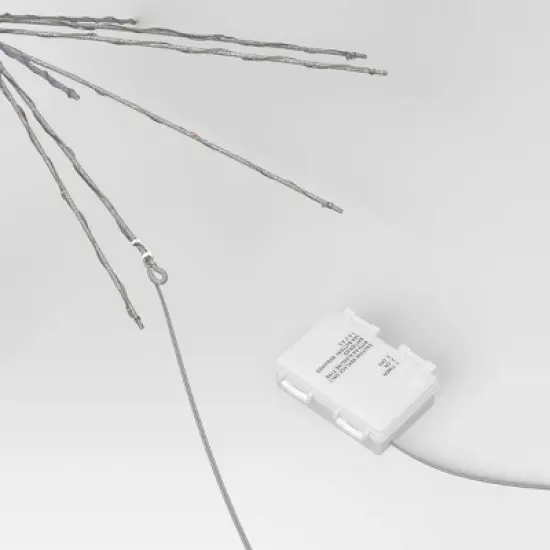 2pc LED Glitter Starburst Dew Drops with Twinkle Christmas Novelty Silhouette Lights with Multicolor Light Bulb - Wondershop&trade; image {3}