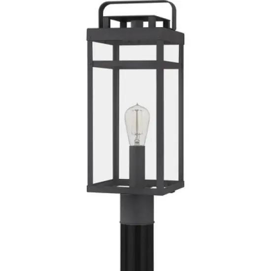 Quoizel Lighting Keaton 1 - Light Post Light in  Mottled Black image {1}