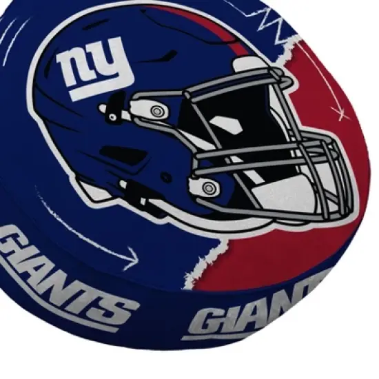 NFL New York Giants Split Helmet Circle Plushlete Pillow image {1}