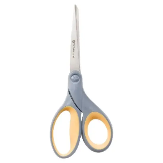 Westcott Titanium Bonded Scissors With Soft Grip Handles 7" Straight 13526 image {2}