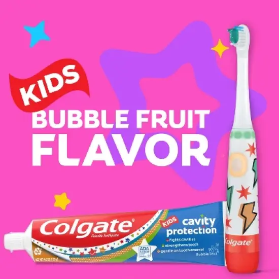 Colgate Kids' Cavity Protection Fluroide Toothpaste - Bubble Fruit - 4.6oz image {3}