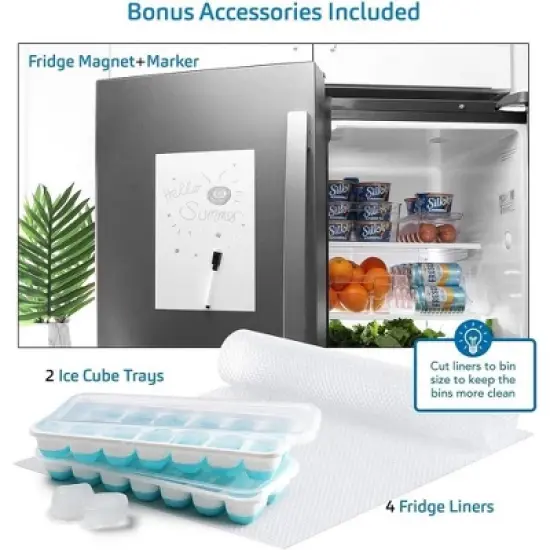 StorageBud Clear Fridge Organizer Bins, Fridge & Freezer Bin Sets image {3}