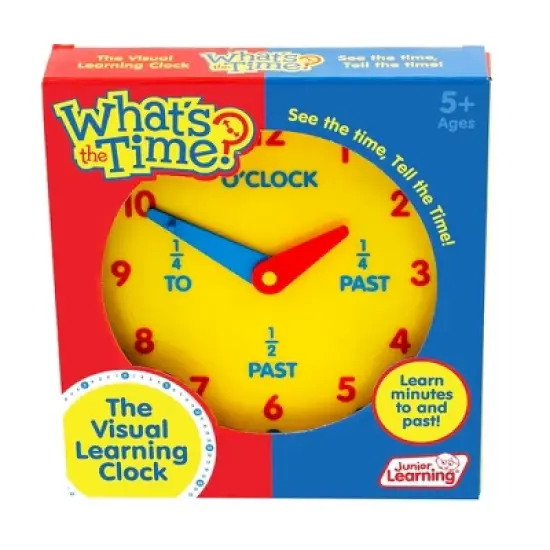 What's the Time Geared Clock Educational Toy image {5}