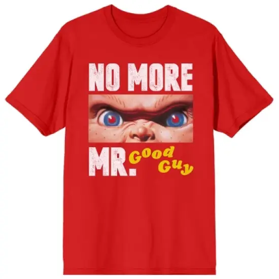 Chucky No More Mr. Good Guy Crew Neck Short Sleeve Red Women's T-shirt image {6}