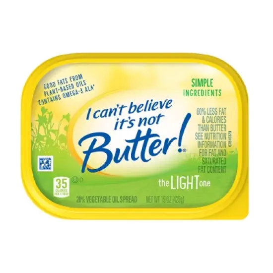 I Can't Believe It's Not Butter! Light Buttery Spread - 15oz image {5}