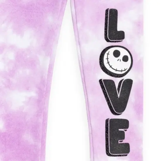 Disney Nightmare Before Christmas Sally Jack Skellington Girls T-Shirt and Leggings Outfit Set Toddler to Little Kid image {6}