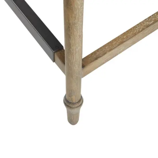 25" Delaney Upholstered Counter Height Barstool Blue - Martha Stewart image {6}