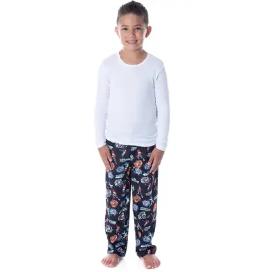 Beyblade Burst Super King Boys' Spinner Tops Character Kids Pajama Pants Black image {2}