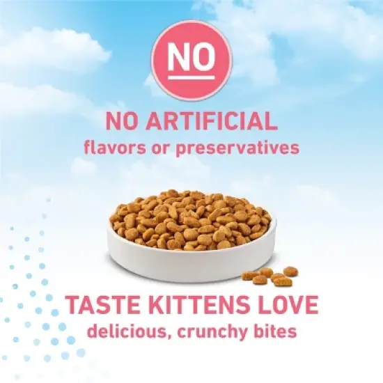 Purina ONE LiveClear Chicken Flavor Kitten Dry Cat Food - 2.8lb image {10}
