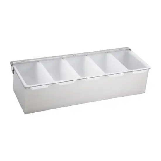 Winco Condiment Holder with Stainless Steel Base image {4}