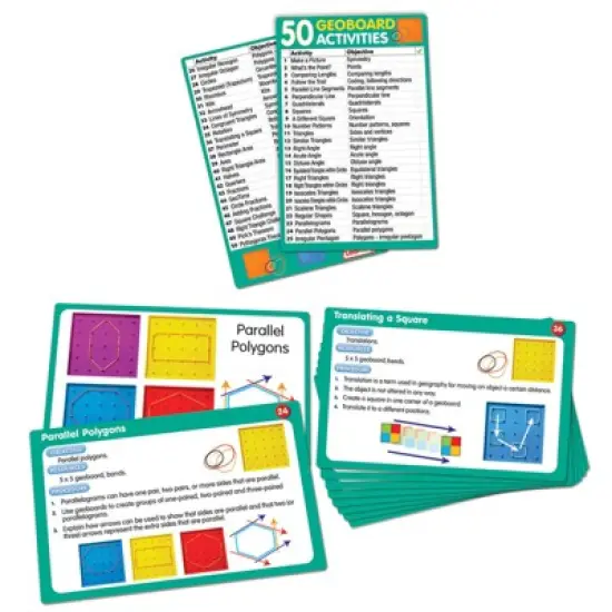 Junior Learning 50 Geoboards Activities image {1}