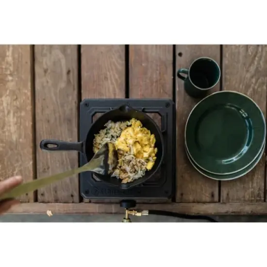 Stansport Enamel Camping Tableware Set 24 Pieces Green image {12}