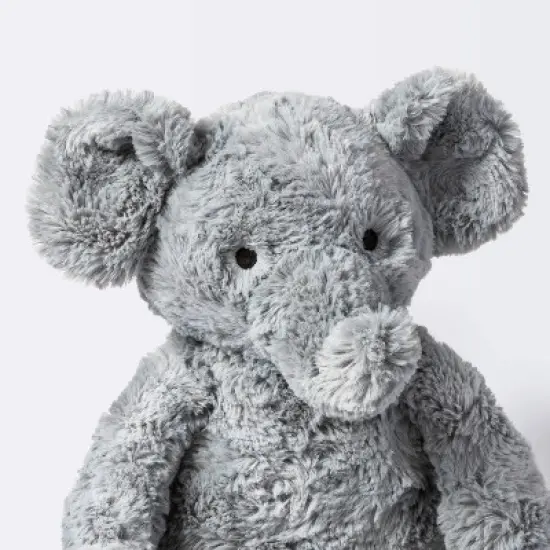 Elephant Plush Animal with Mini Plush - Gray - 2pk - Cloud Island&trade; image {2}