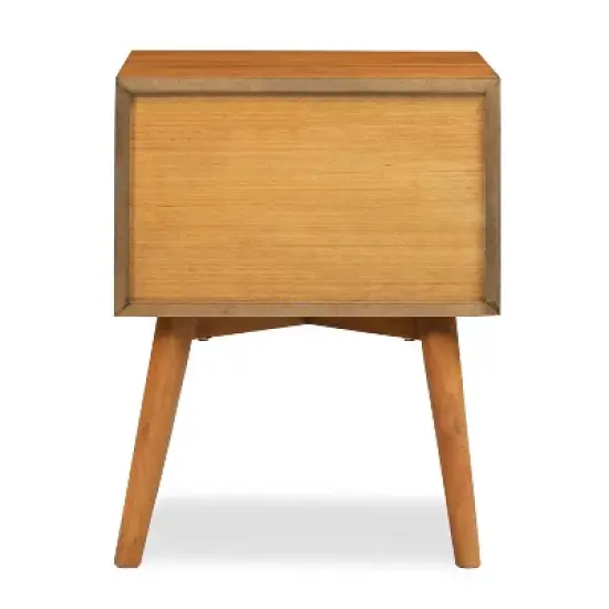 Kira Nightstand Light Brown - Edgemod image {4}