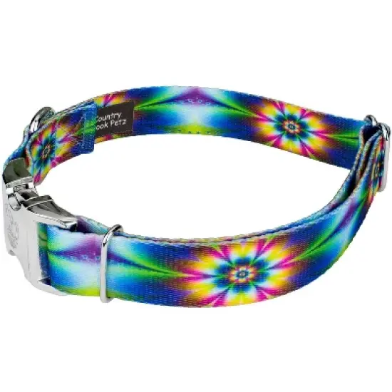Country Brook Petz Premium Dog Collar and Leash - Groovy Collection image {1}