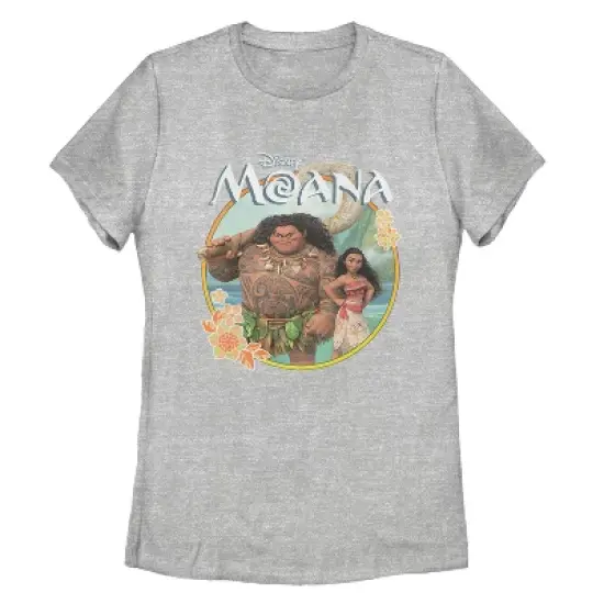 Women's Moana & Maui Circle T-Shirt image {2}
