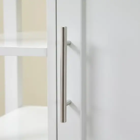 HOMCOM Compact Kitchen Island Cart on Wheels, Rolling Utility Trolley Cart with Storage Shelf & Drawer for Dining Room image {5}