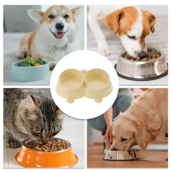 Unique Bargains Reusable Dog Bowls 1 Pc image {3}