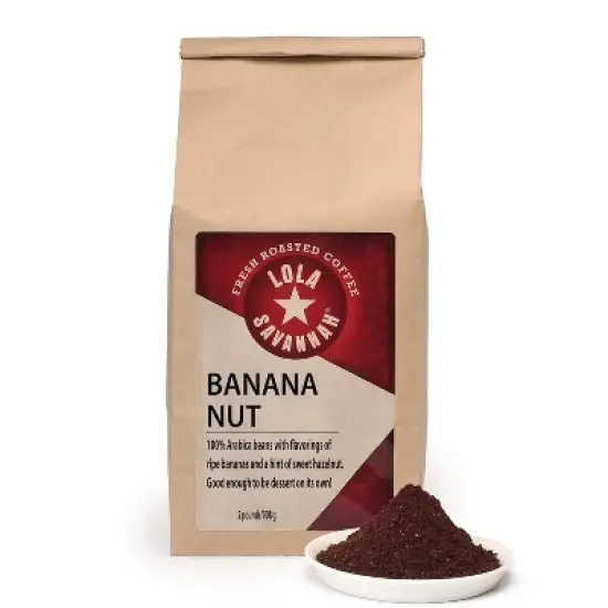 Lola Savannah Banana Nut Ground Caffeinated Coffee - 32oz image {9}