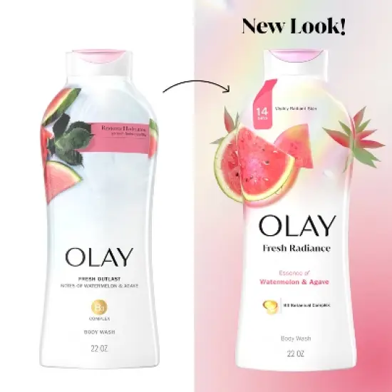 Olay Fresh Outlast Body Wash - Watermelon & agave - 22 fl oz image {8}