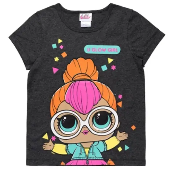 L.O.L. Surprise! Girls 3 Pack Graphic T-Shirts Little Kid to Big Kid image {4}