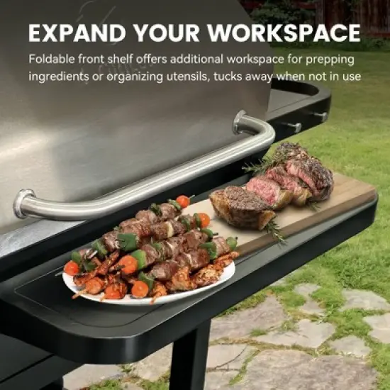 ZPG-10002B2E Wood Pellet Grill BBQ Smoker with Cover: Automated Feed, 1060 sq in - Z Grills image {4}
