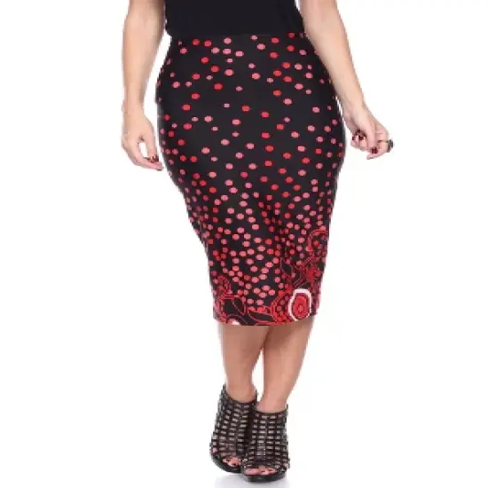 Women's Bailey Midi Skirt - White Mark image {3}