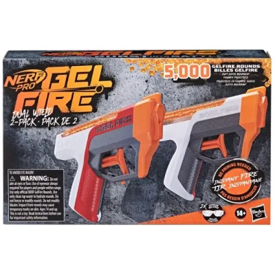NERF Pro Gelfire Dual Wield Blasters - 2pk image {1}
