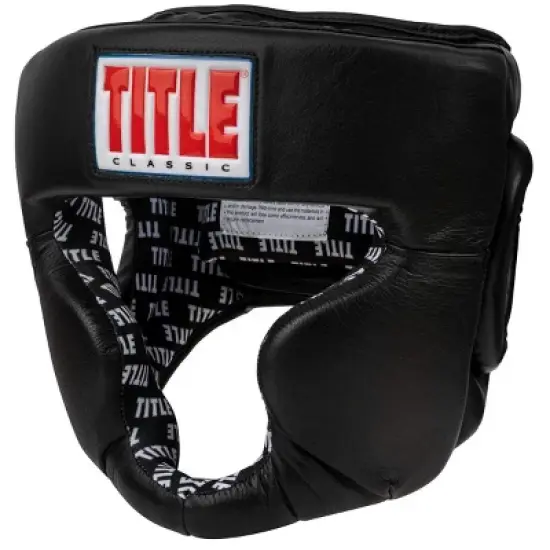 Title Boxing Classic Full Coverage Training Headgear 2.0 - Black image {4}